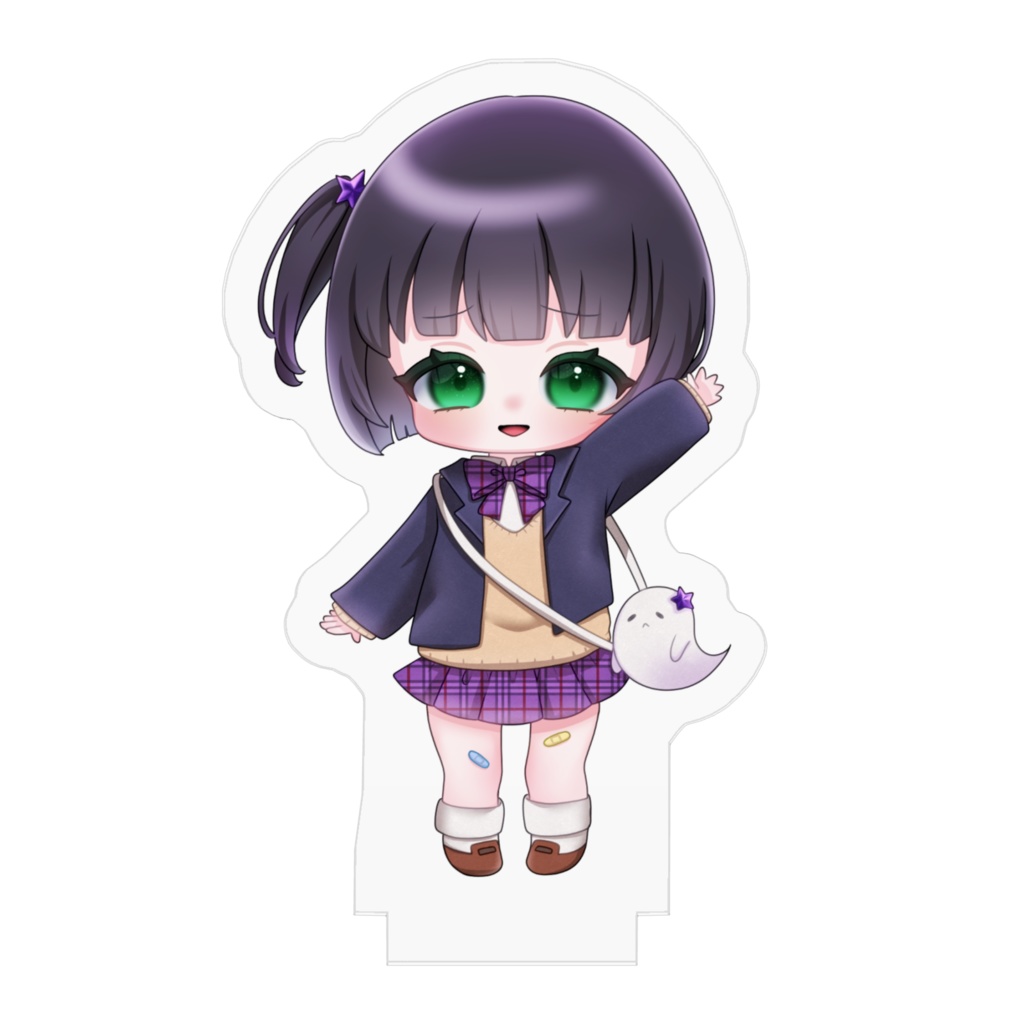 【50×50mm】ブレザー暗闇ノコ。アクリルスタンド