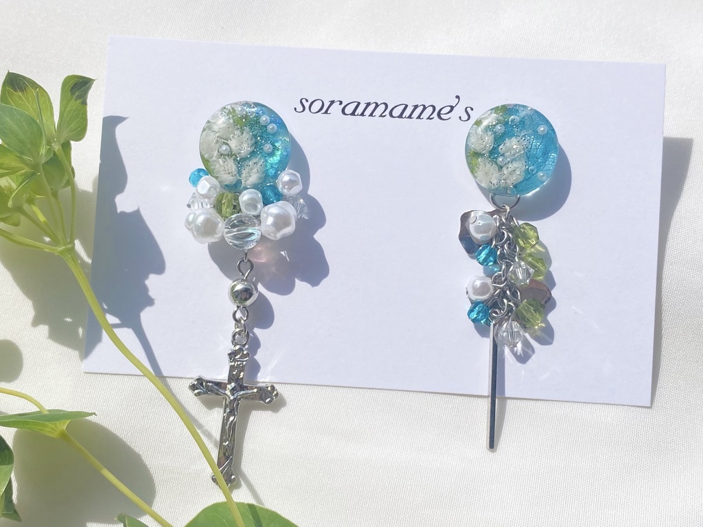 松井江ピアス/イヤリング🦋