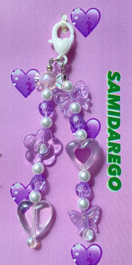 五月雨江キーホルダー💜💚