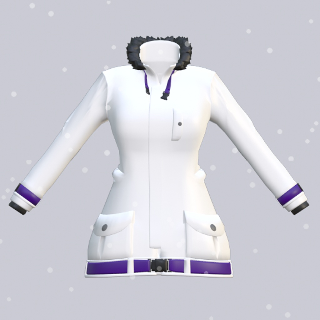 Winter Jacket (3D Model FBX)