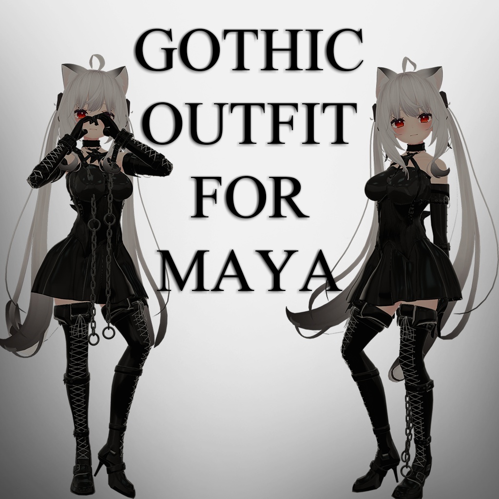 Gothic Outfit for Maya
