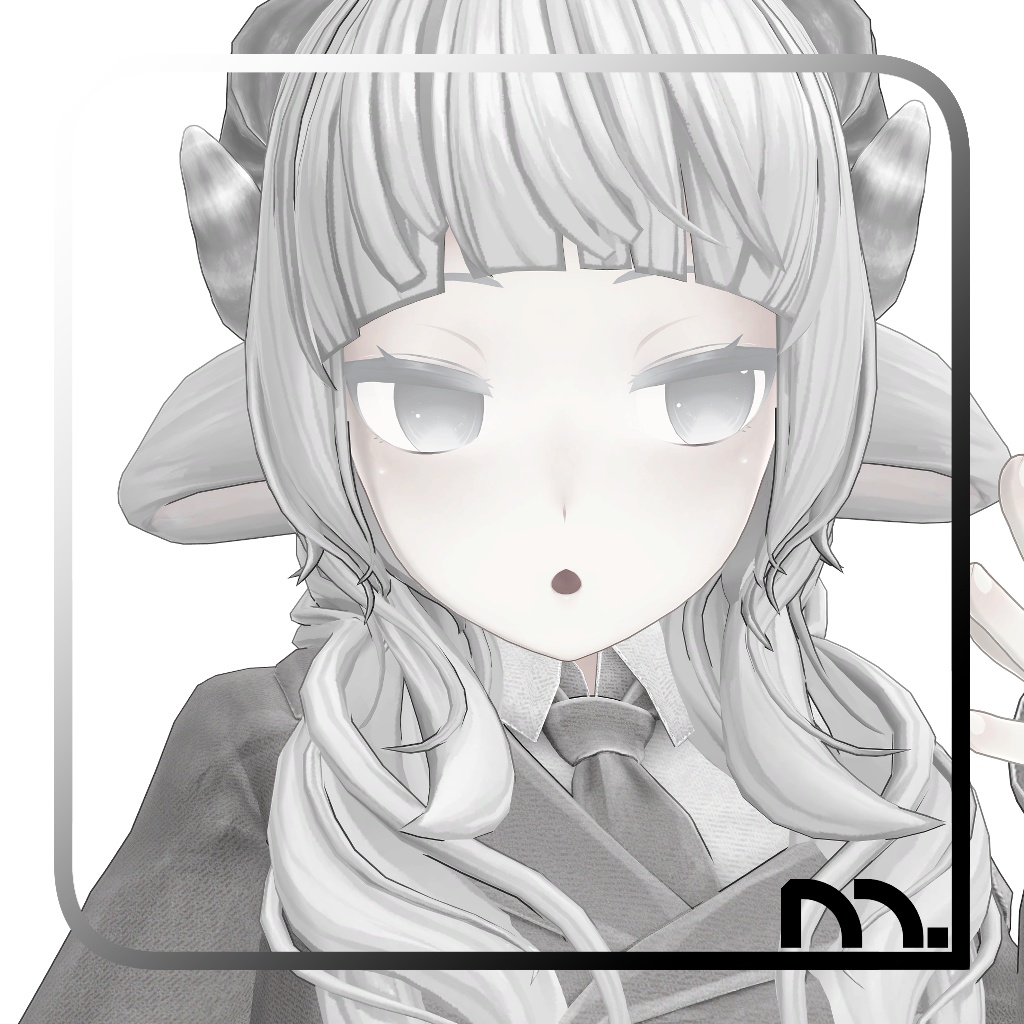 【Emmelie・メリノ対応】waveUniform髪+服+靴【M.】