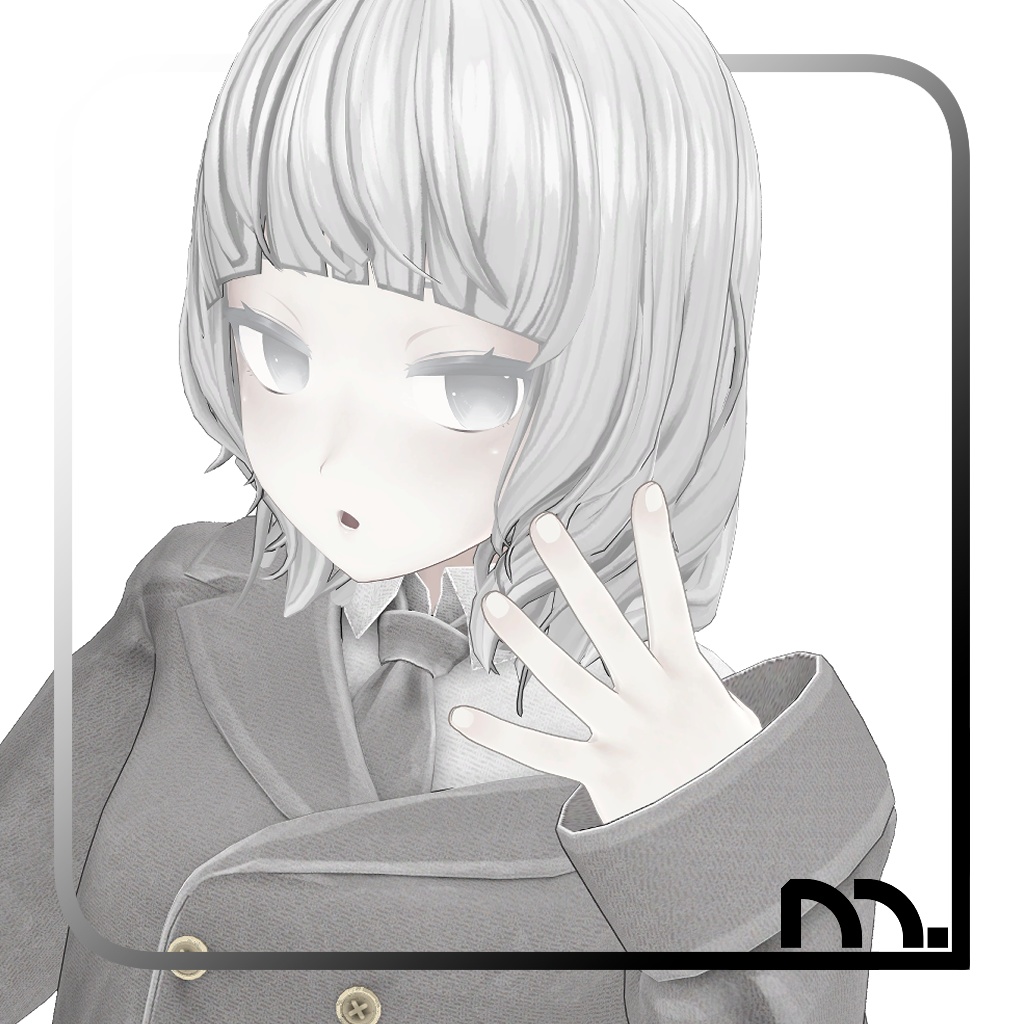 【Emmelie・メリノ対応】waveUniform髪+服+靴【M.】