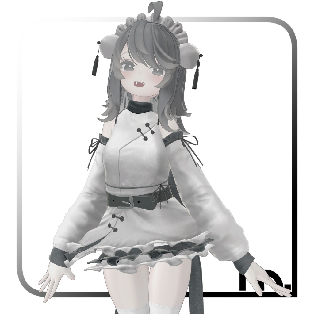 【Emmelie・メリノ・マヤ対応】futatsukiMaid髪+服+靴【M.】