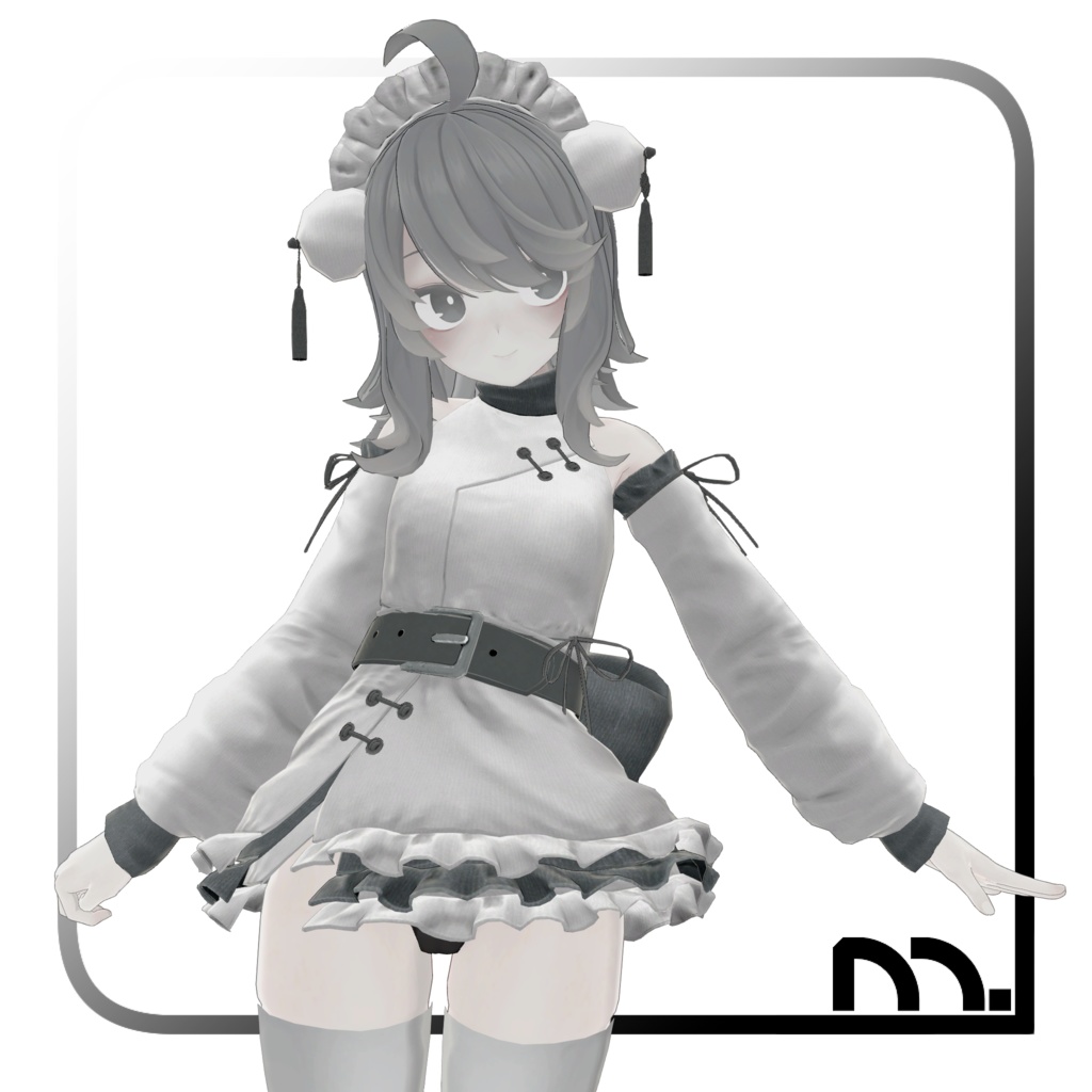 【Emmelie・メリノ・マヤ対応】futatsukiMaid髪+服+靴【M.】