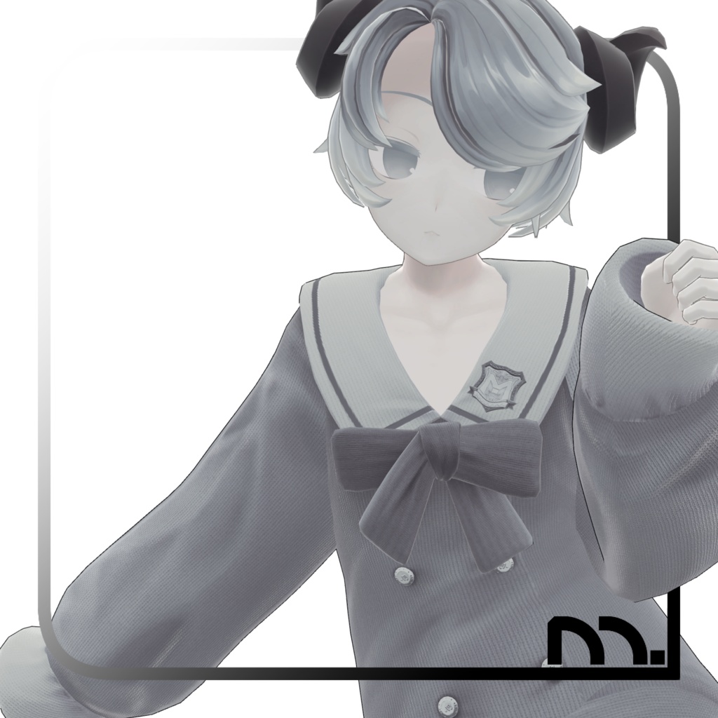 【メリノ対応】emuUniform髪+服+靴【M.】