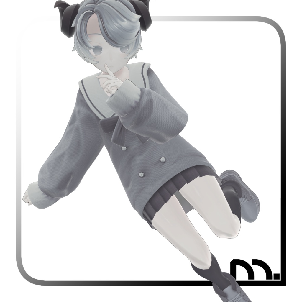 【メリノ対応】emuUniform髪+服+靴【M.】