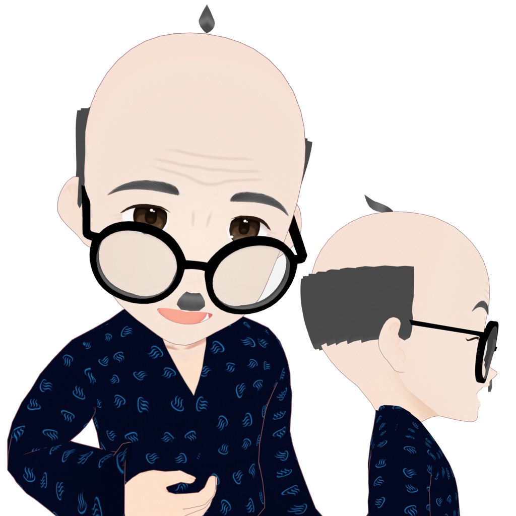 【ちょうどいいVRoid】 おじさん C