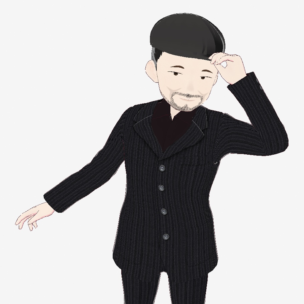 【ちょうどいいVRoid】 おじさん E