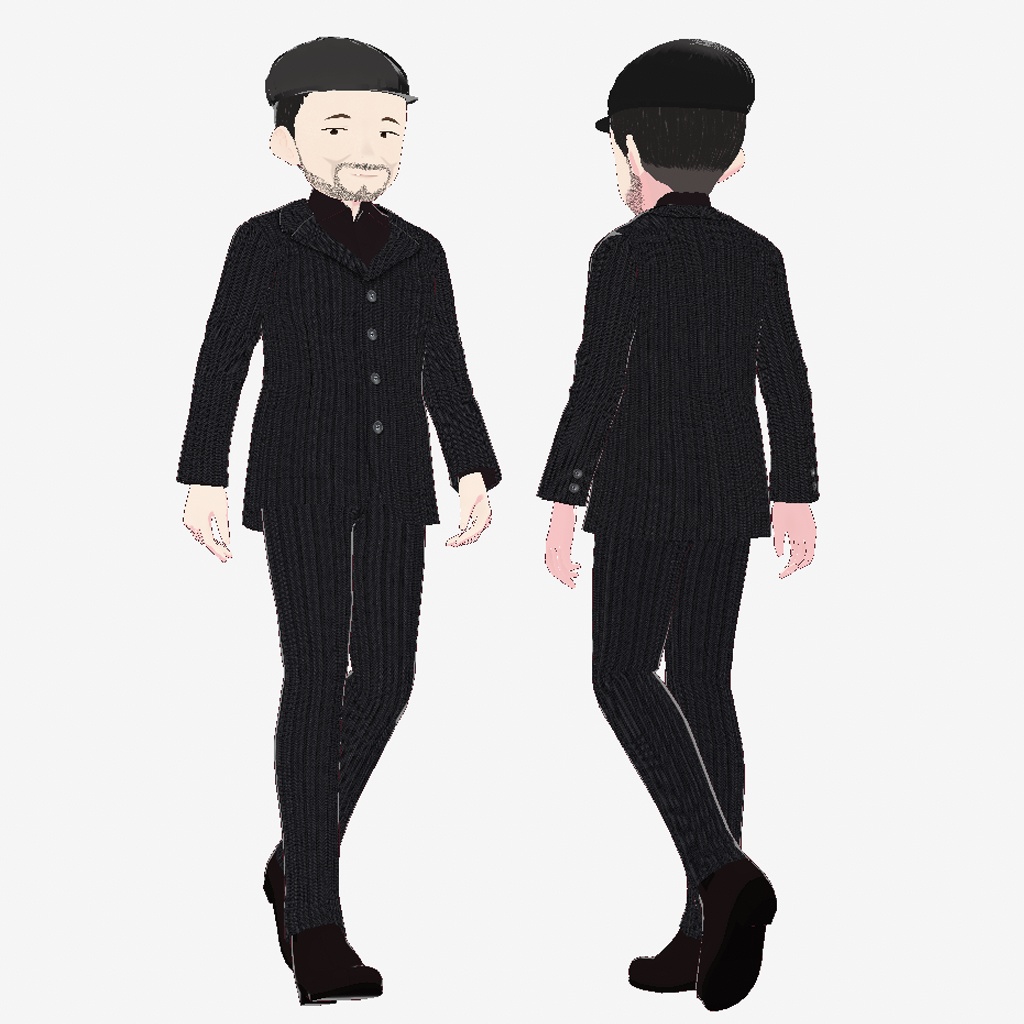 【ちょうどいいVRoid】 おじさん E