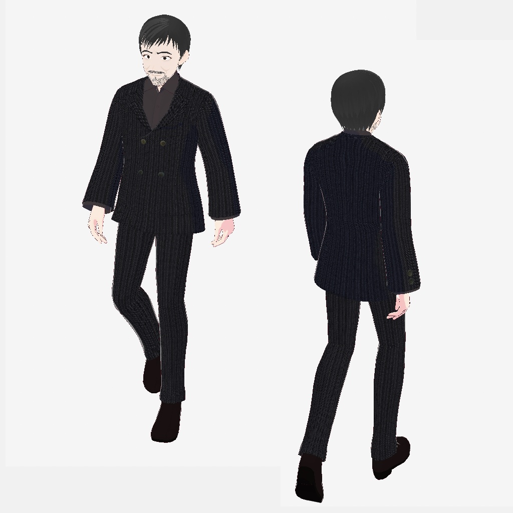 【ちょうどいいVRoid】 おじさん F