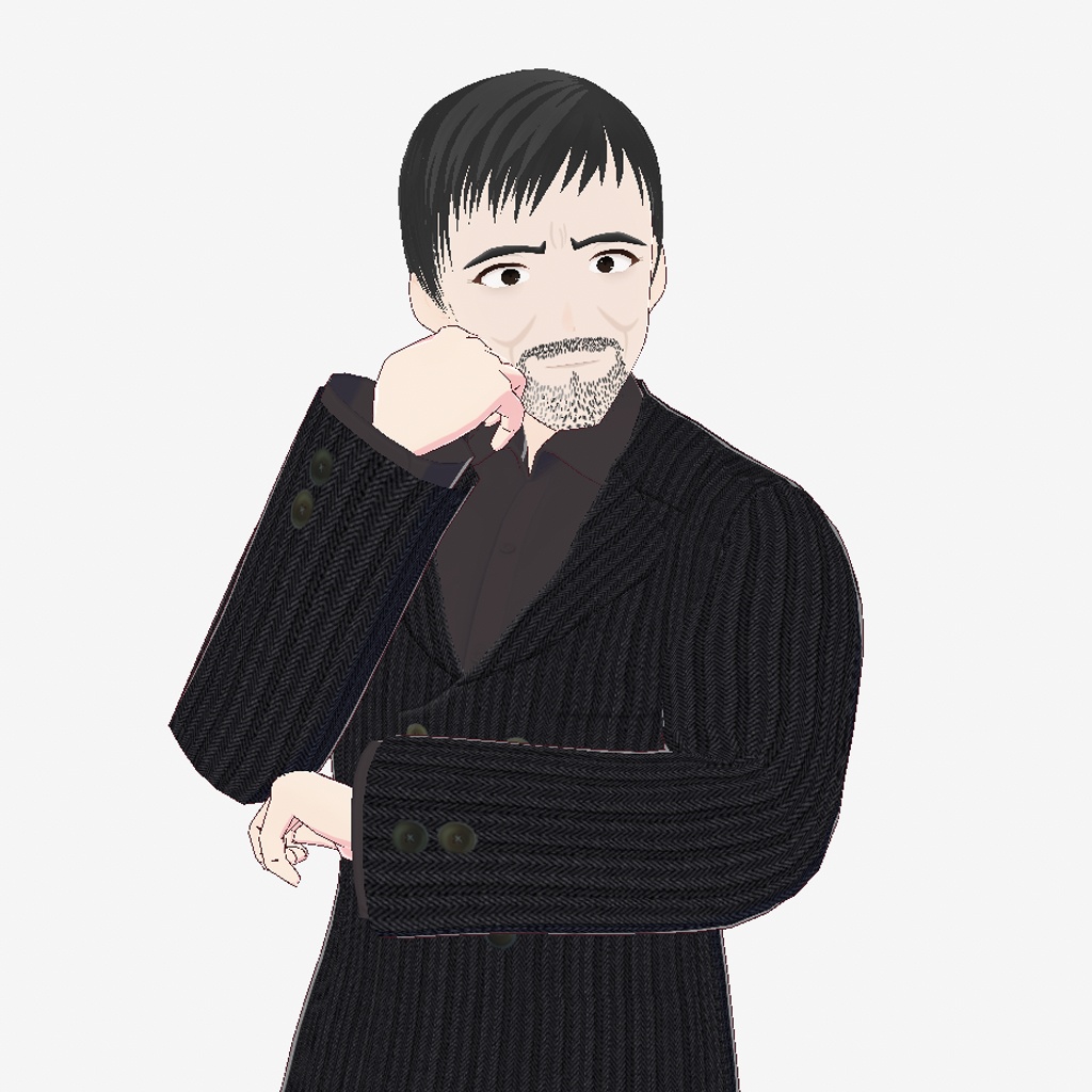 【ちょうどいいVRoid】 おじさん F