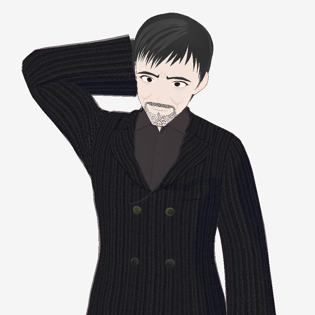 【ちょうどいいVRoid】 おじさん F