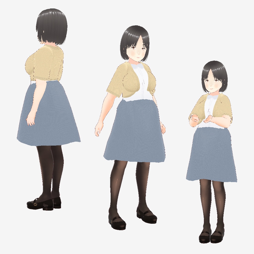 【ちょうどいいVRoid】 おばさん B (全年齢版)