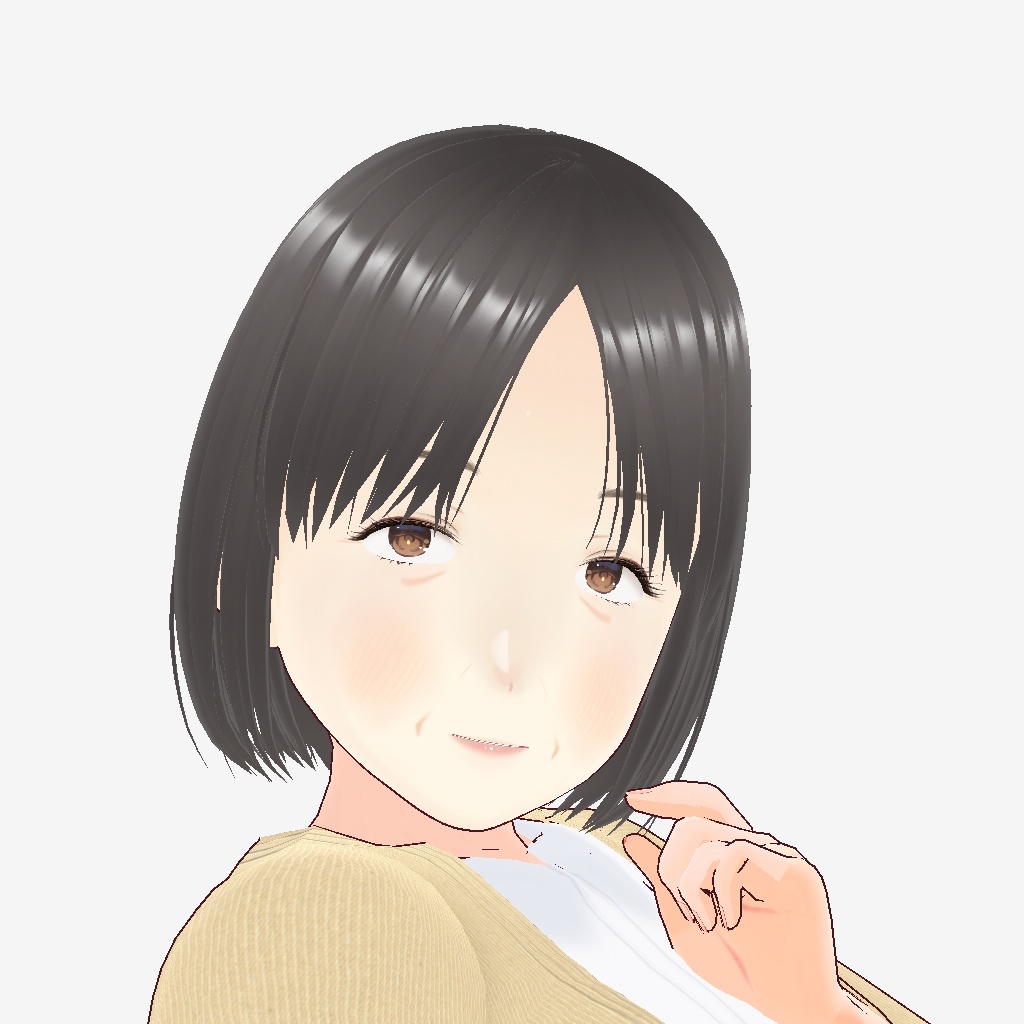 【ちょうどいいVRoid】 おばさん B (全年齢版)