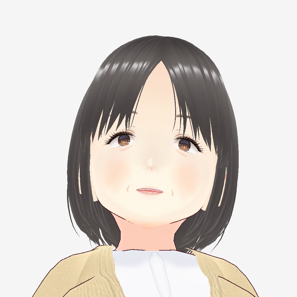 【ちょうどいいVRoid】 おばさん B (全年齢版)