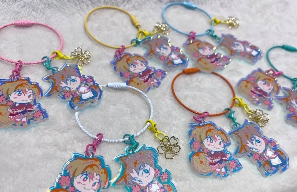 ケモ利こまアクキー