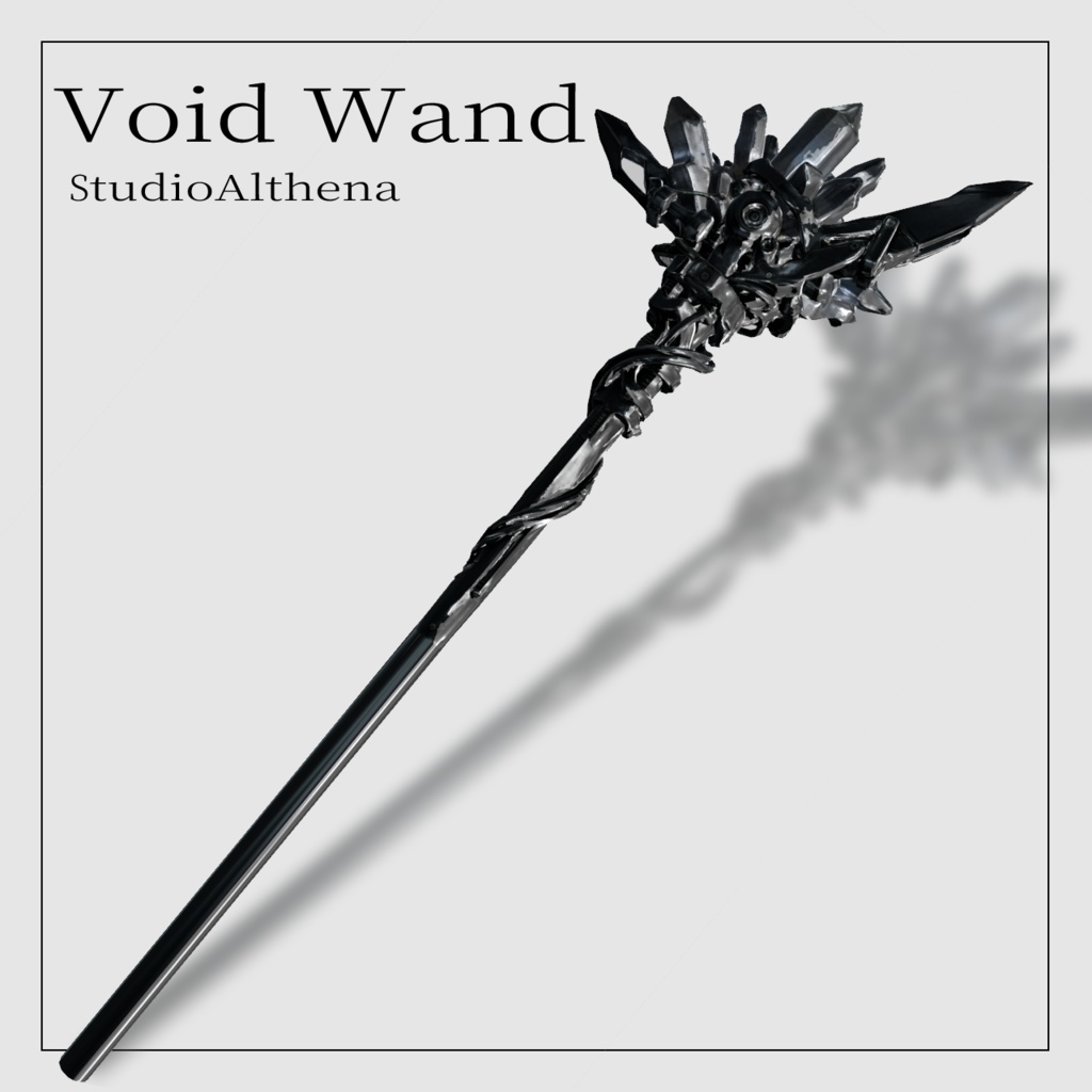 Void Wand 漆黒の魔法の杖【VRChat想定】