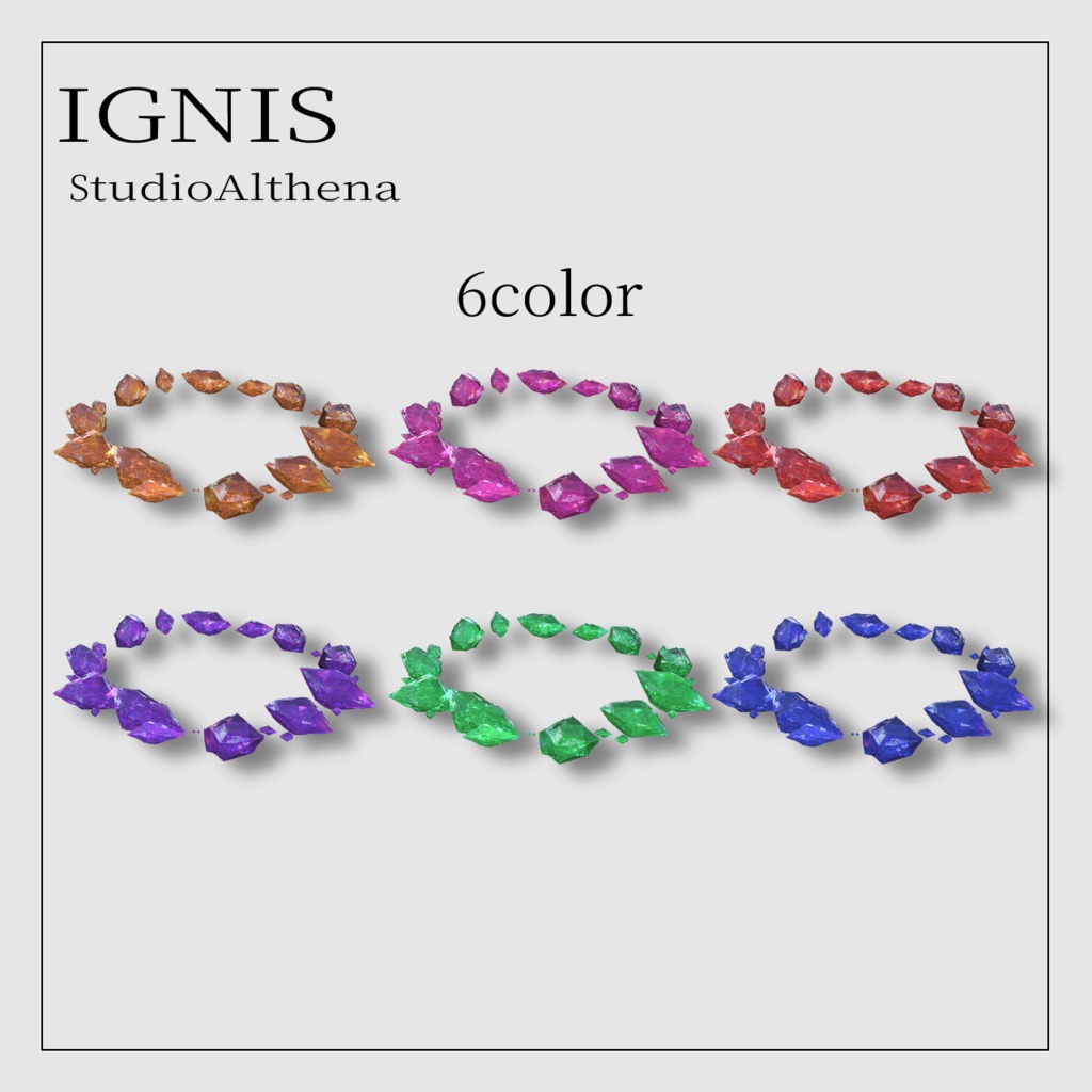 IGNIS 鉱石のヘイロー【VRChat想定】