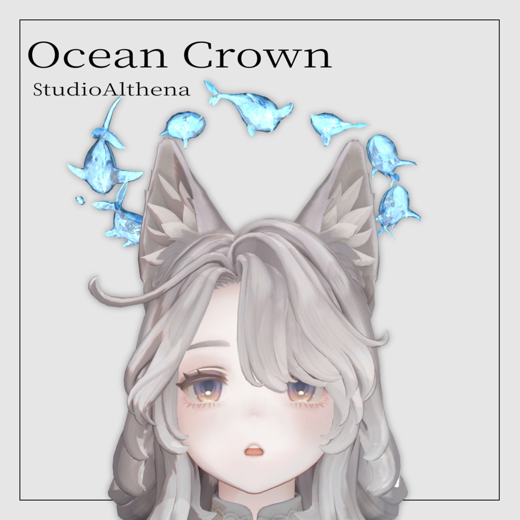 Ocean Crown 魚の宝石ヘイロー【VRChat想定】