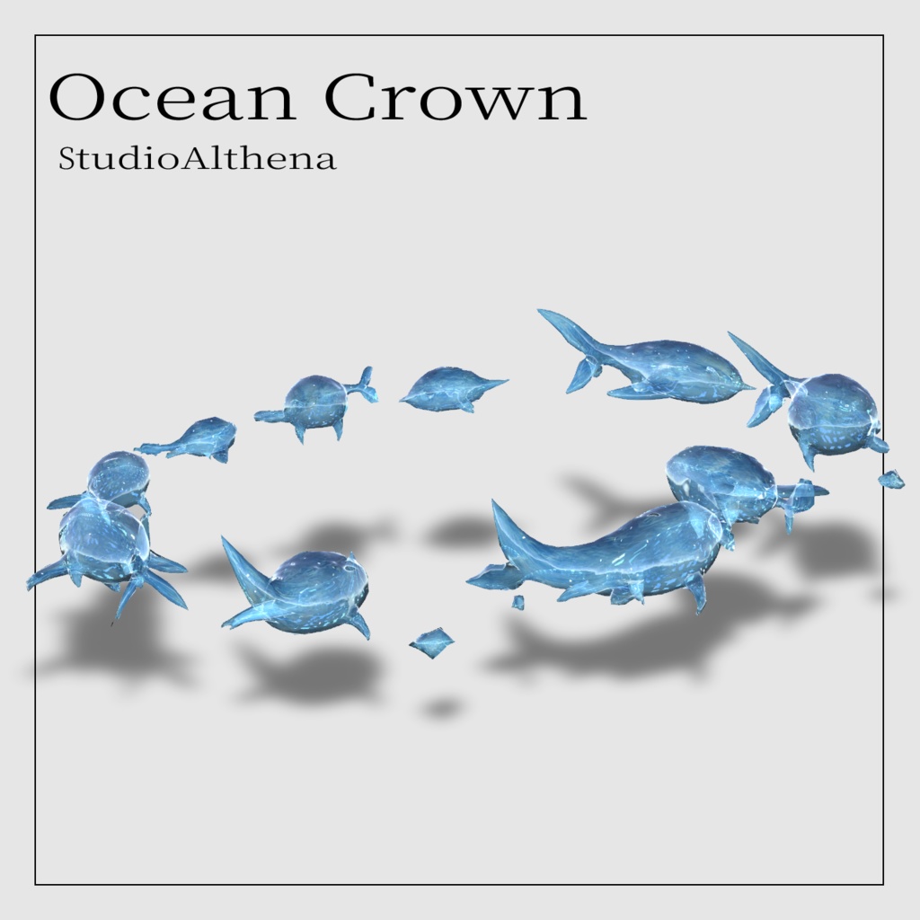 Ocean Crown 魚の宝石ヘイロー【VRChat想定】