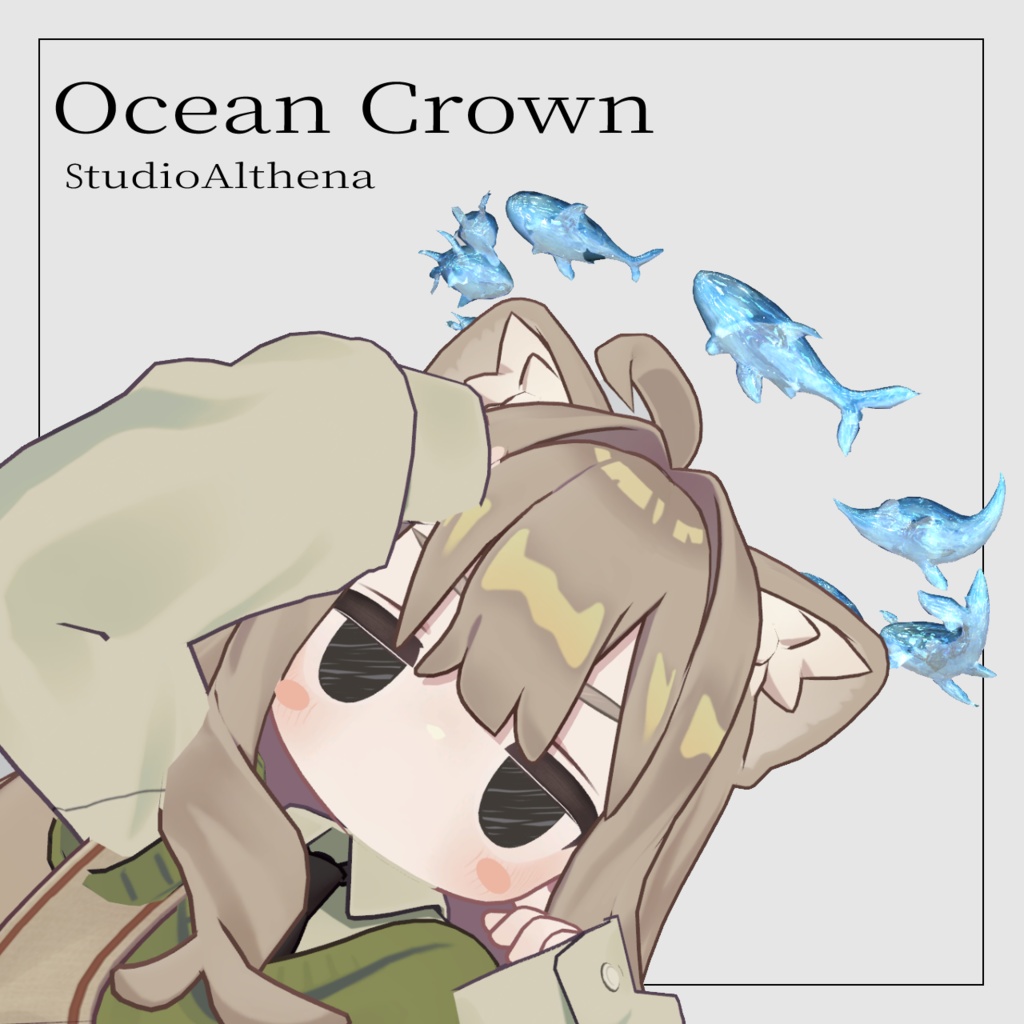 Ocean Crown 魚の宝石ヘイロー【VRChat想定】