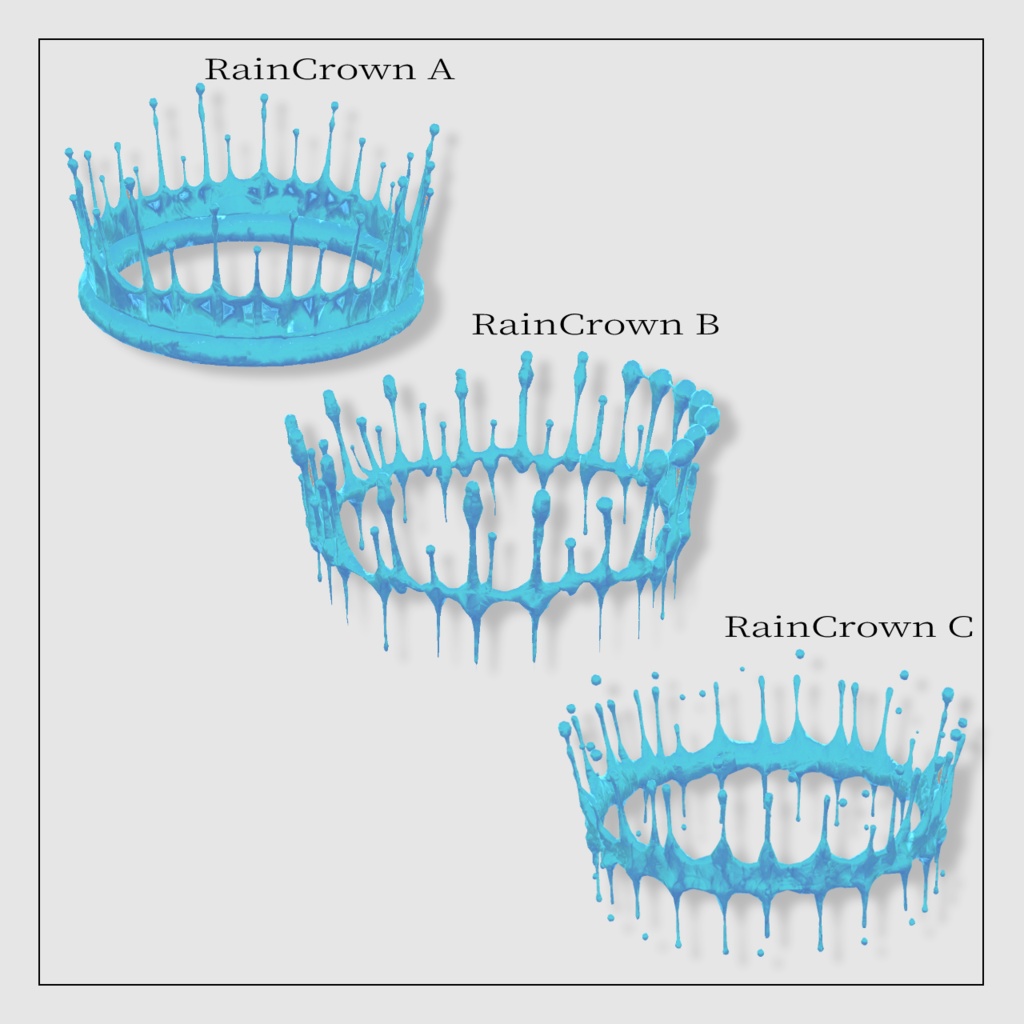 RainCrown 雨の王冠【VRChat想定】
