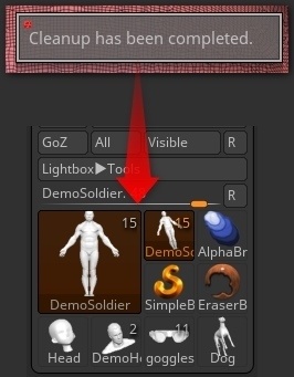 Zbrushのツール操作プラグイン「YT Tool Helper」(ツールクリーナーなど)