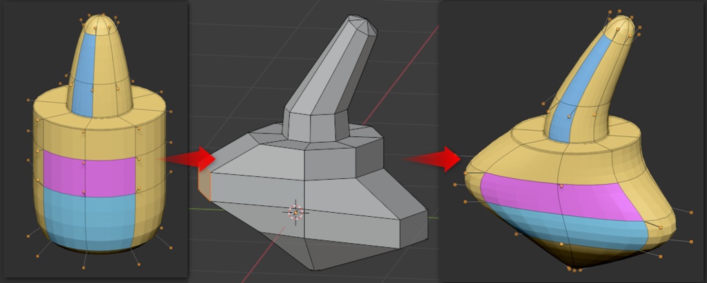 GoBアドオン使用時にZbrush側のクリースを復元する「YT GoB リクリーサー」