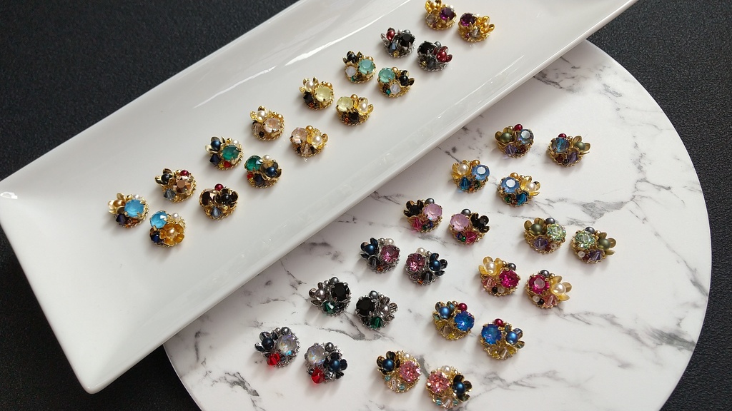 【刀剣乱舞】③プチサイズビジューイヤーアクセサリー