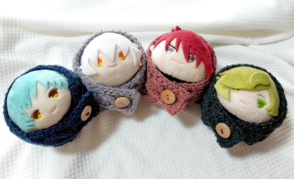 【オリジナル】ぬいぐるみ用マフラー