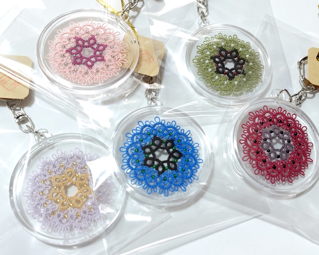 【刀剣乱舞】タティングレースキーホルダー