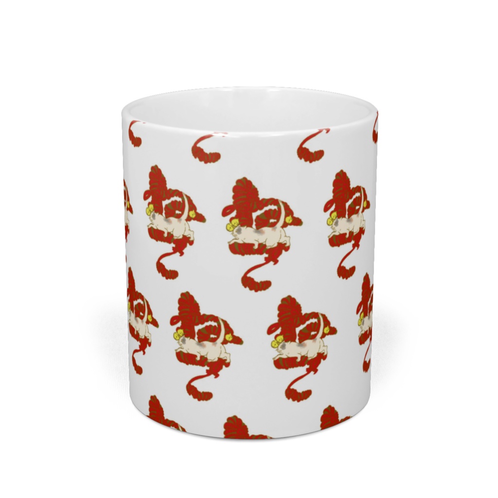 猫と鈴マグカップ