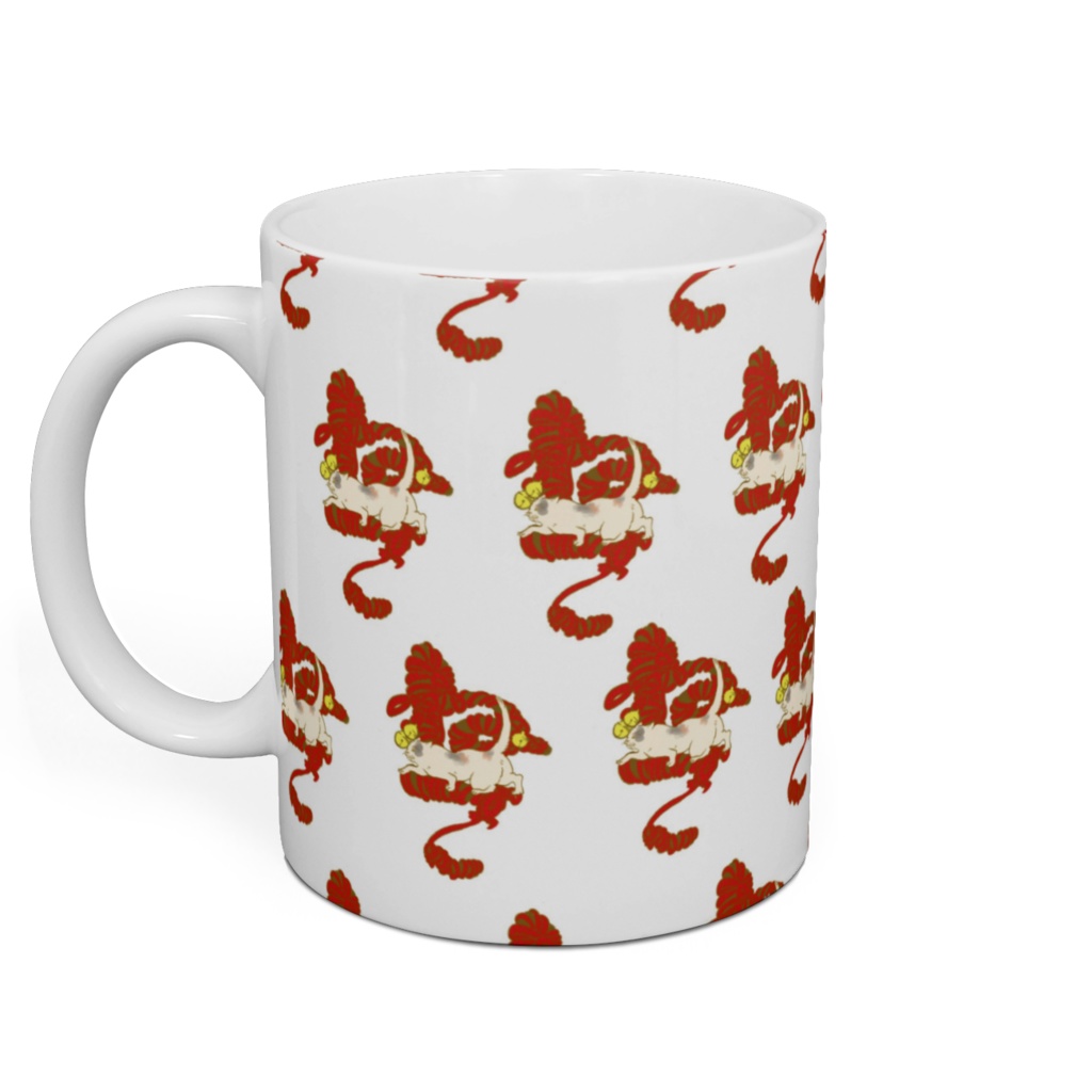 猫と鈴マグカップ