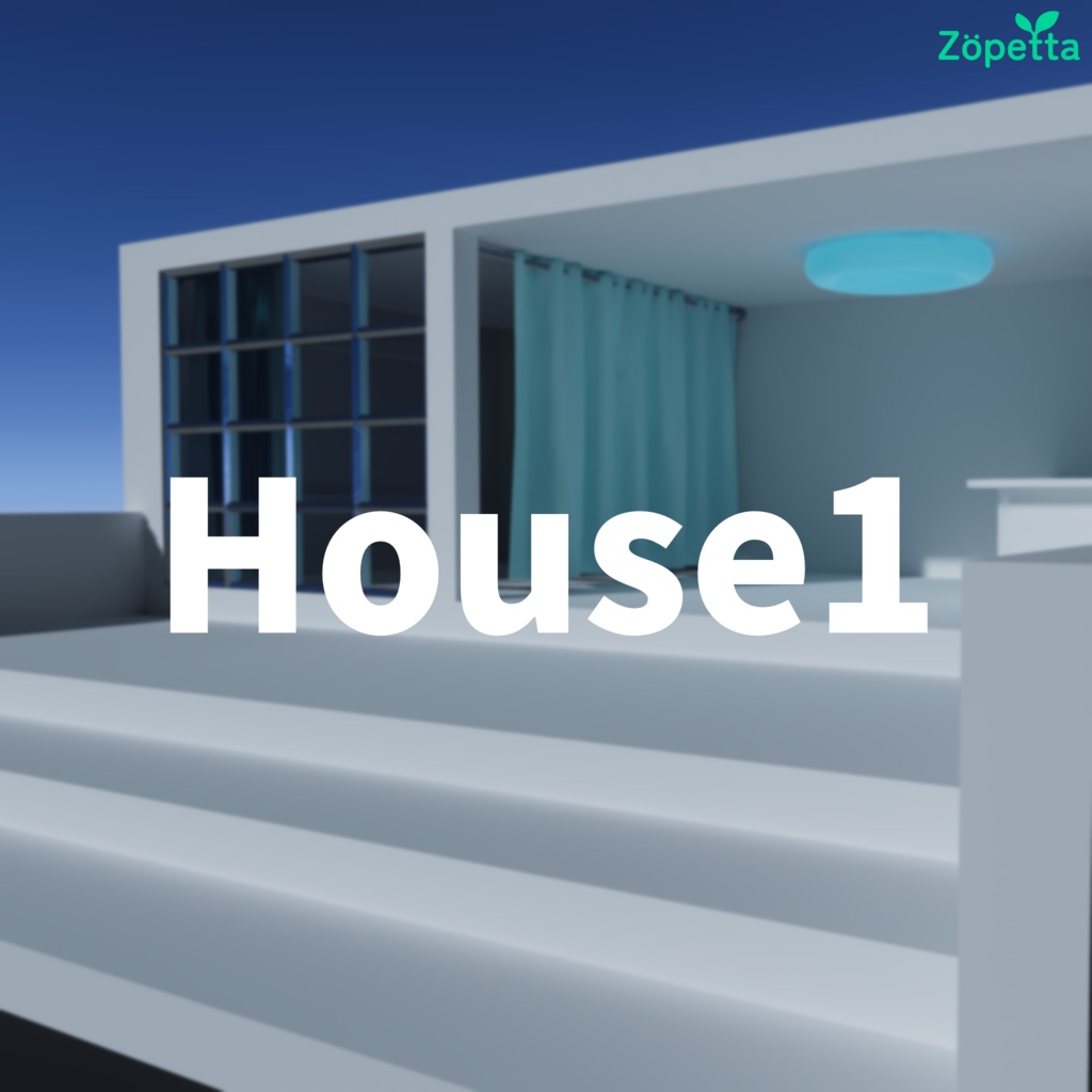 【無料】VRChat向けワールド「House1」