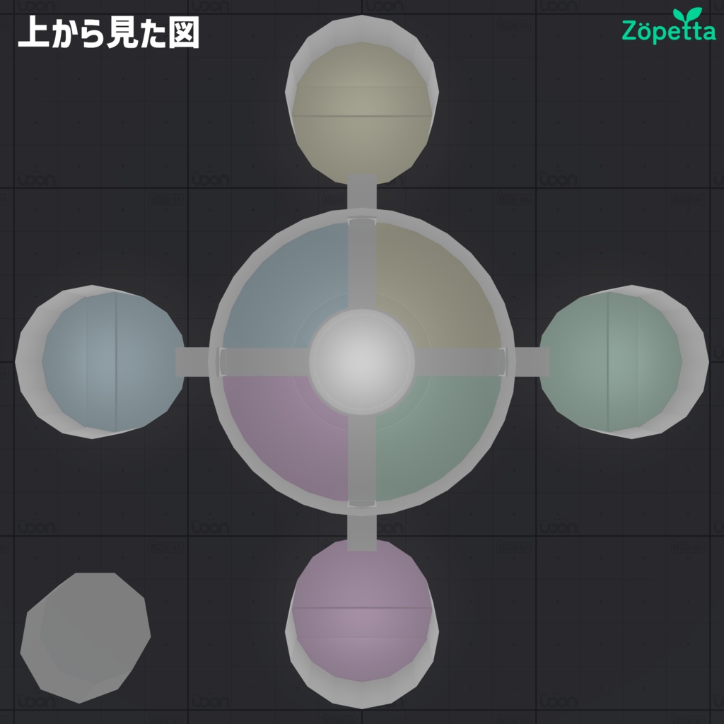 【無料】VRChat向けワールド「Room3」