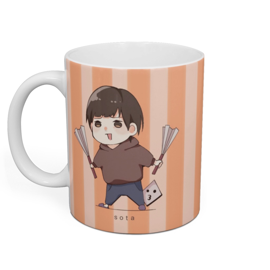 ハリセンそーたくん　マグカップ【オレンジ】