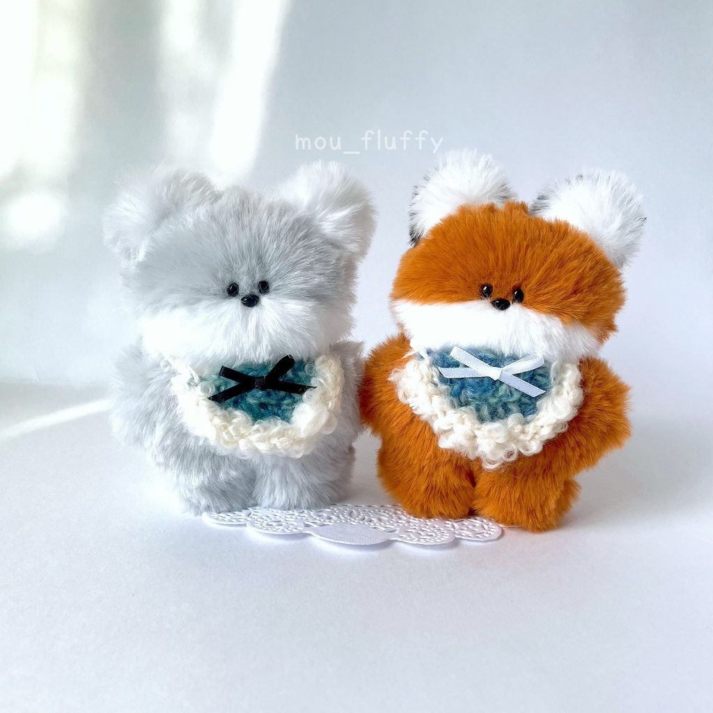 🍁10月おうち探し🍁 キツネのこっちゃん【手のひらサイズ ぬいぐるみ】