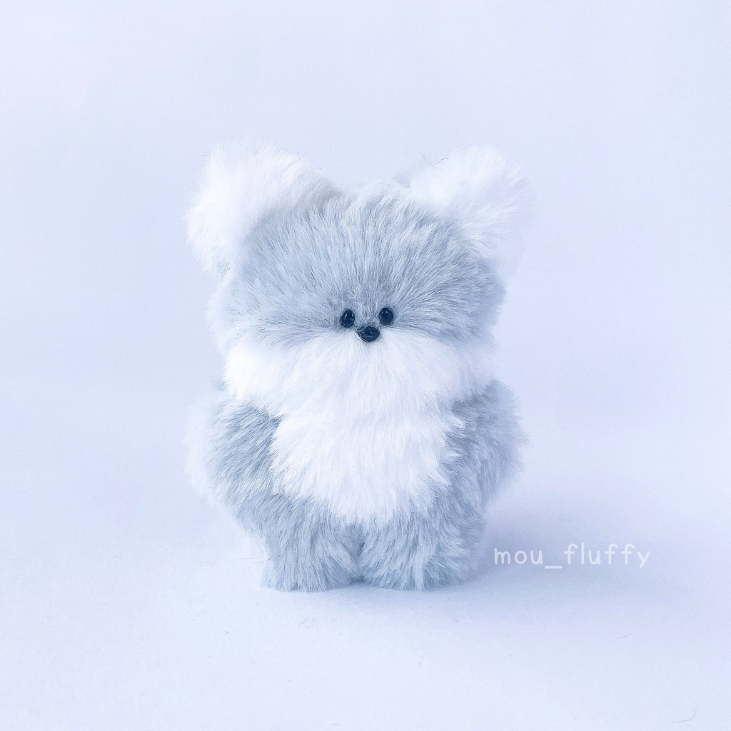 🩶10月おうち探し🩶 オオカミのうーたん【手のひらサイズ ぬいぐるみ】
