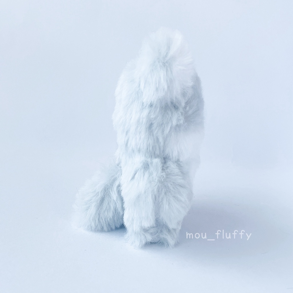 🩶10月おうち探し🩶 オオカミのうーたん【手のひらサイズ ぬいぐるみ】