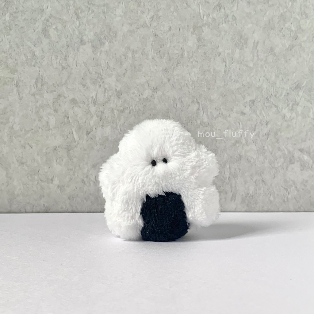 🍙10月分おうち探し🍙 ちいさなおにぎりおばけのBUBU【手のひらサイズ ぬいぐるみ】