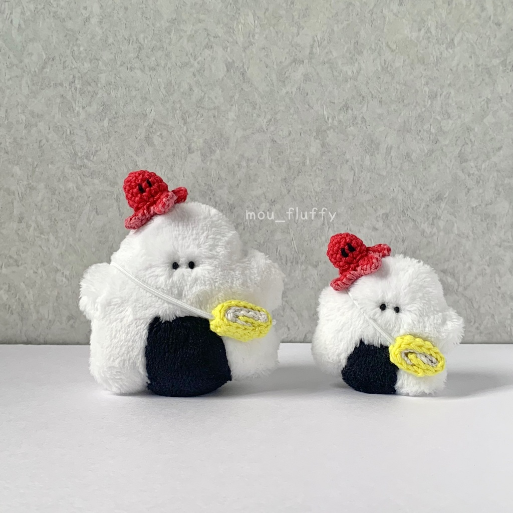 🍙10月分おうち探し🍙 おにぎりおばけのBUBU【手のひらサイズ ぬいぐるみ】