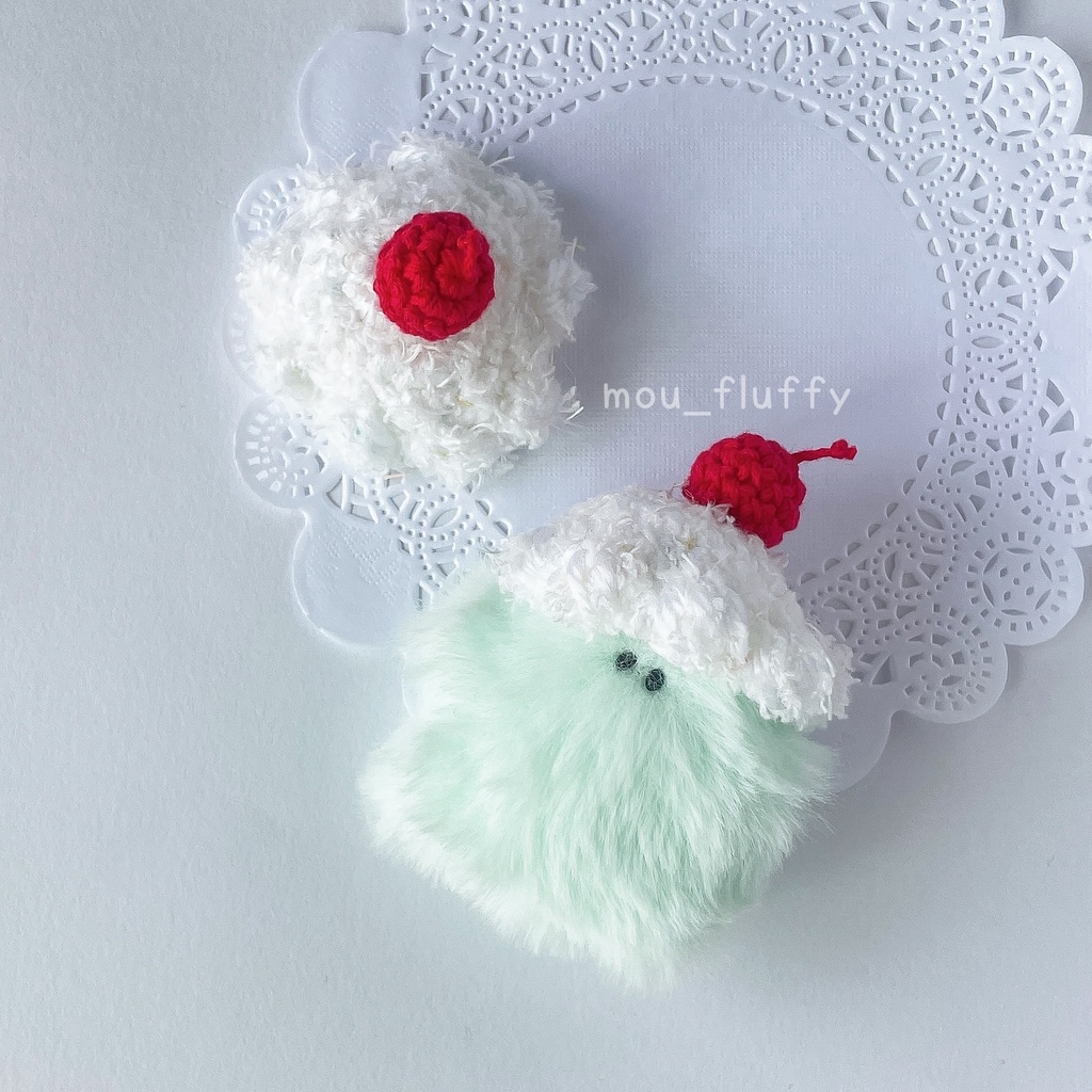 🍨10月お迎え分🍨 アイスハット【5cmぬいぐるみ用 帽子】