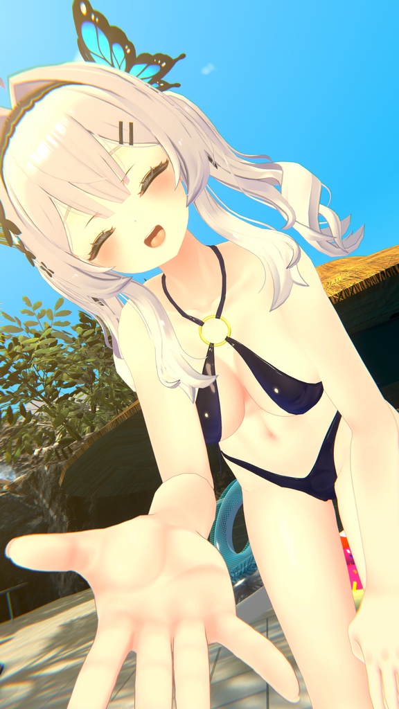 【モルフォちゃん用】Butterfly Bikini【VRChat想定】