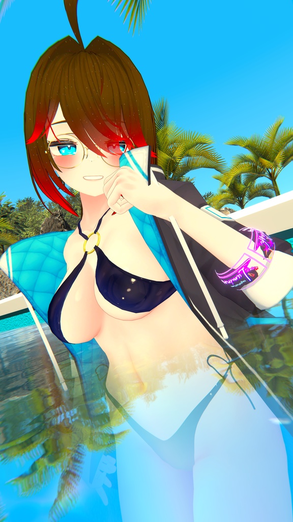 【モルフォちゃん用】Butterfly Bikini【VRChat想定】