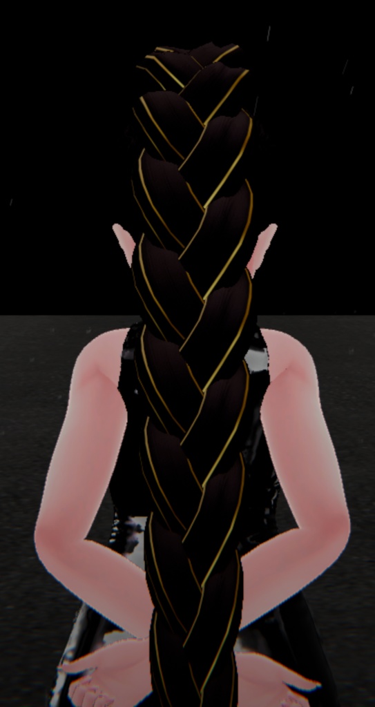Hair tail braided