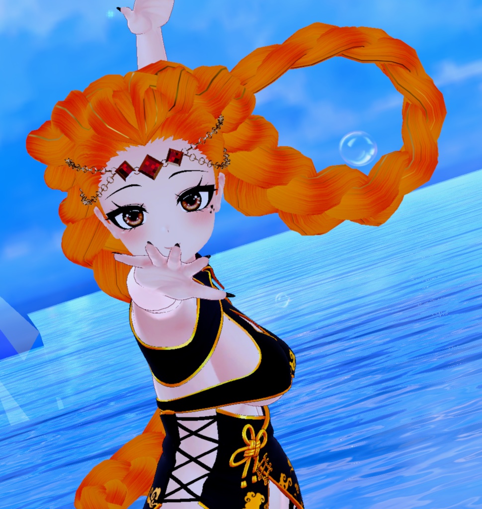 Tow braid hair and tiara