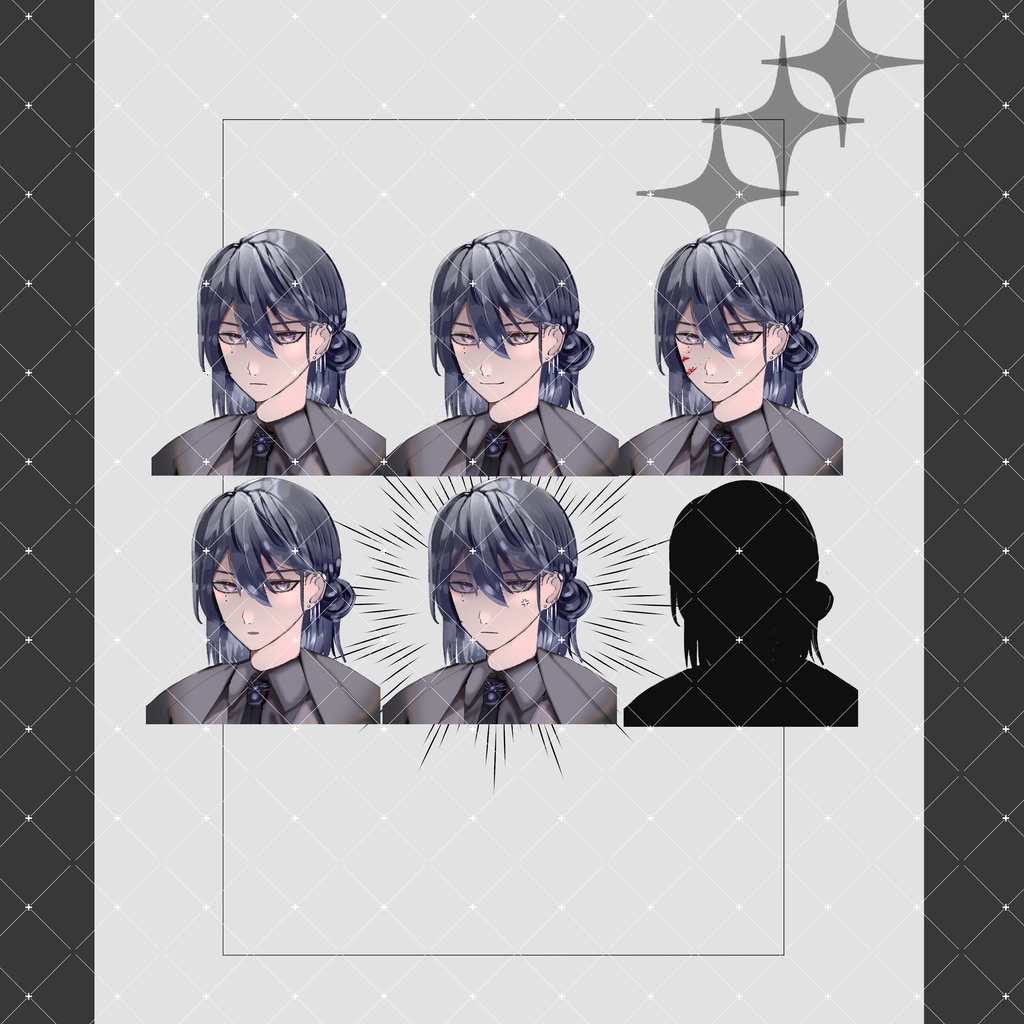 【商用可】無口な軍人立ち絵【立ち絵01】