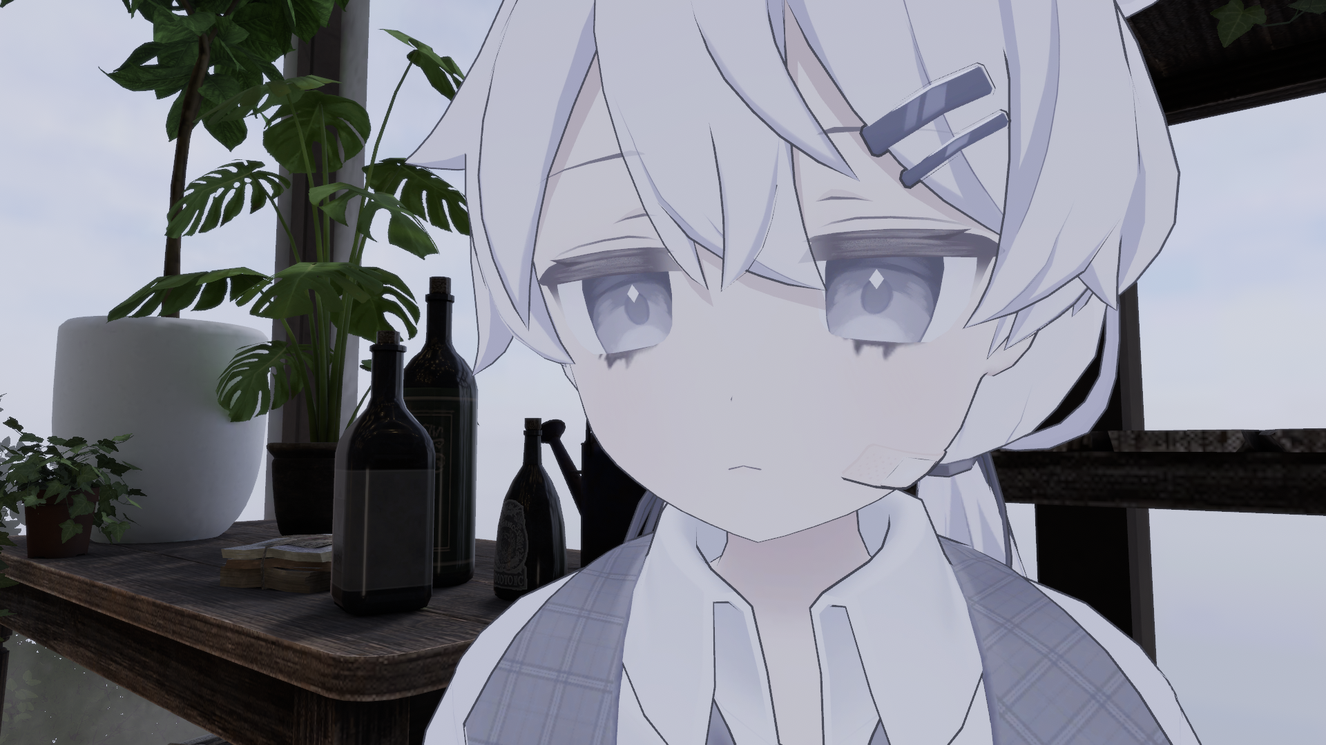 プラチナちゃん下まつ毛