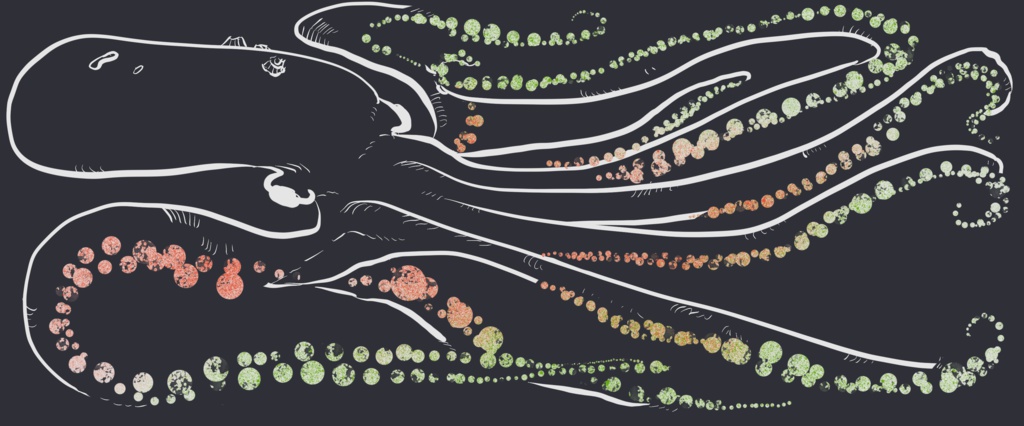 海底のタコテープ